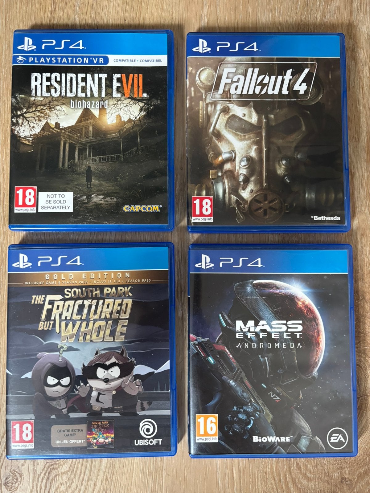 PlayStation 4 spellen - Mass Effect, Fallout, Resident Evil, Online, Gebruikt, Vanaf 18 jaar, 1 speler