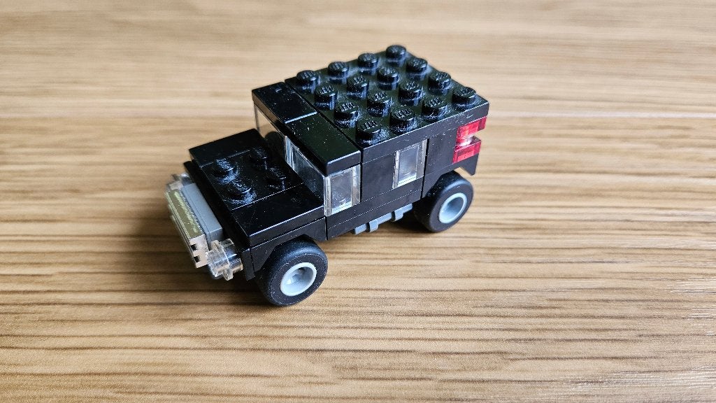 lego 7602 Creator black SUV, Lego, Ophalen of Verzenden, Zo goed als nieuw, Compleet