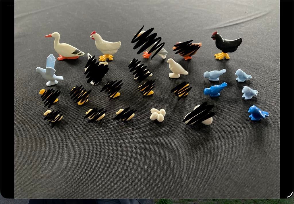Playmobil ooievaar, kip, eieren ed…., Ophalen of Verzenden, Zo goed als nieuw