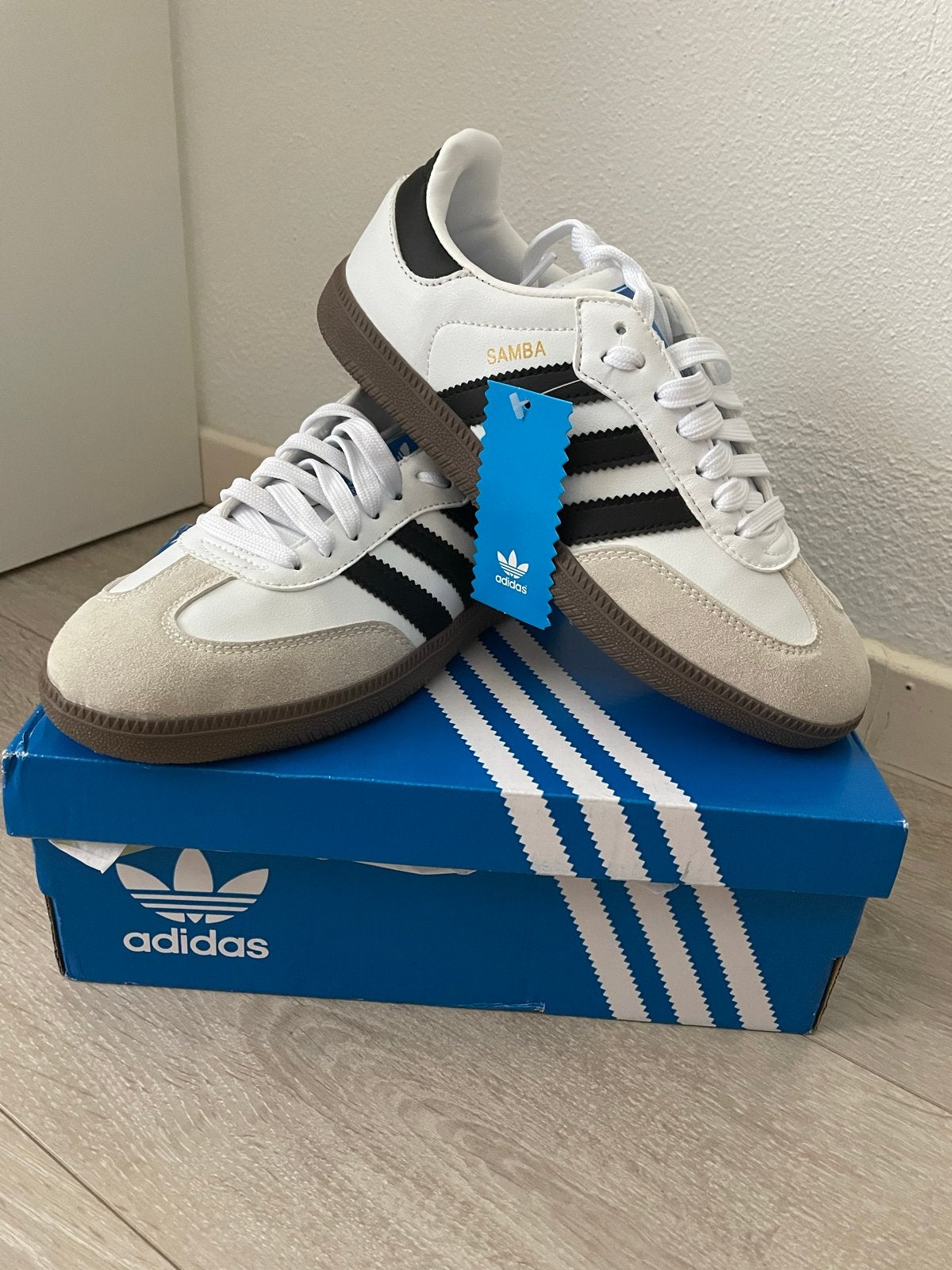 Adidas Samba OG Sneakers - Nieuw in doos, Maat 38, Kleding | Dames, Schoenen, Ophalen, Nieuw, Wit, Sneakers of Gympen