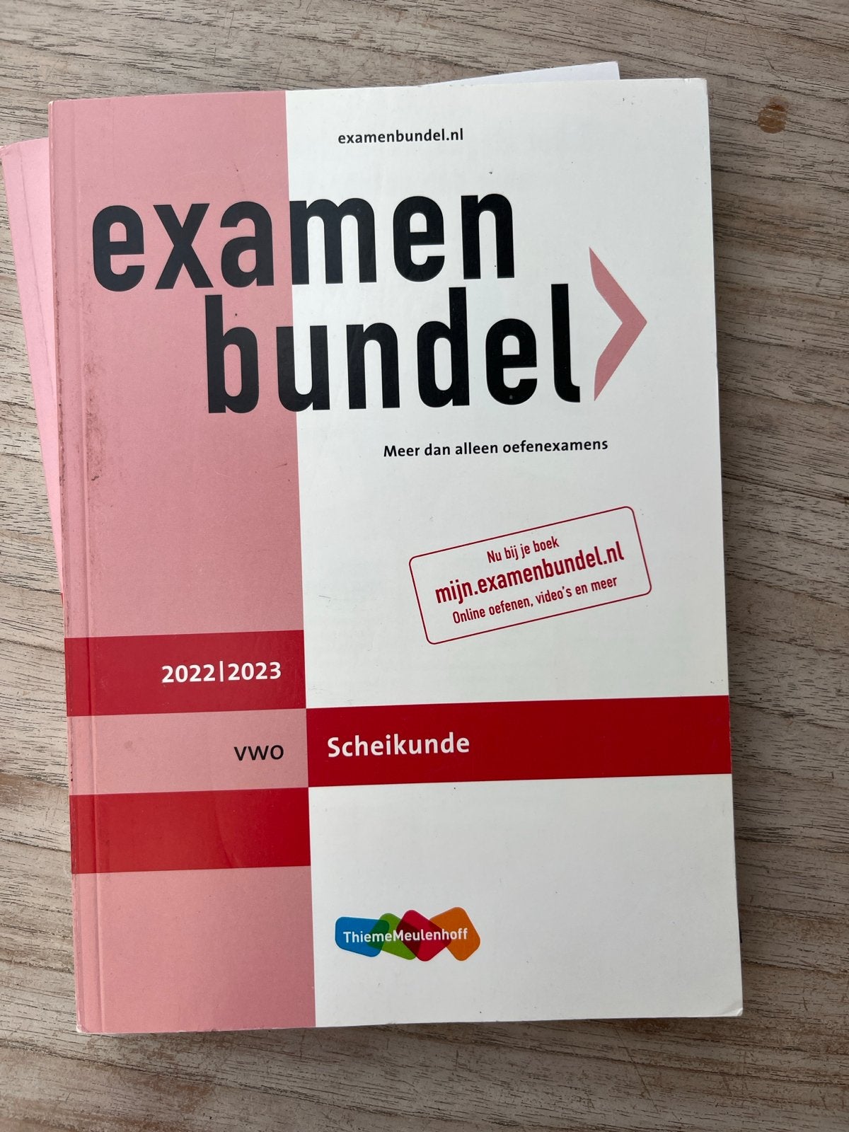 Examenbundel en Samengevat VWO Scheikunde 2022/2023, Boeken, Ophalen of Verzenden, Zo goed als nieuw, VWO, Scheikunde