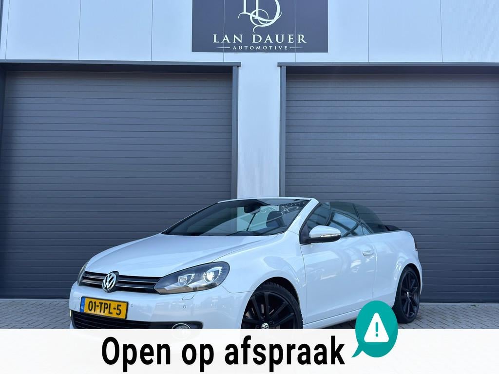 Volkswagen Golf Cabriolet 1.4 TSI / AUTOMAAT / PARELMOER WIT, Euro 5, Gebruikt, 4 cilinders, Cabriolet