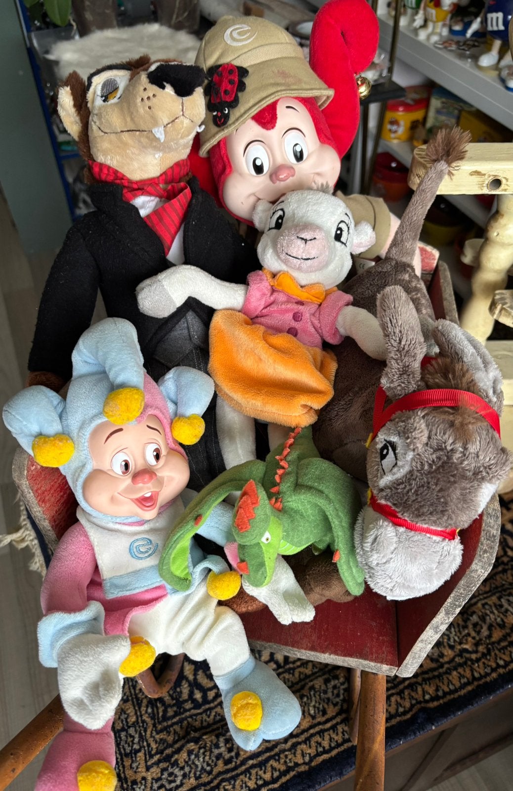 Efteling knuffels, Ophalen of Verzenden, Gebruikt, Overige typen