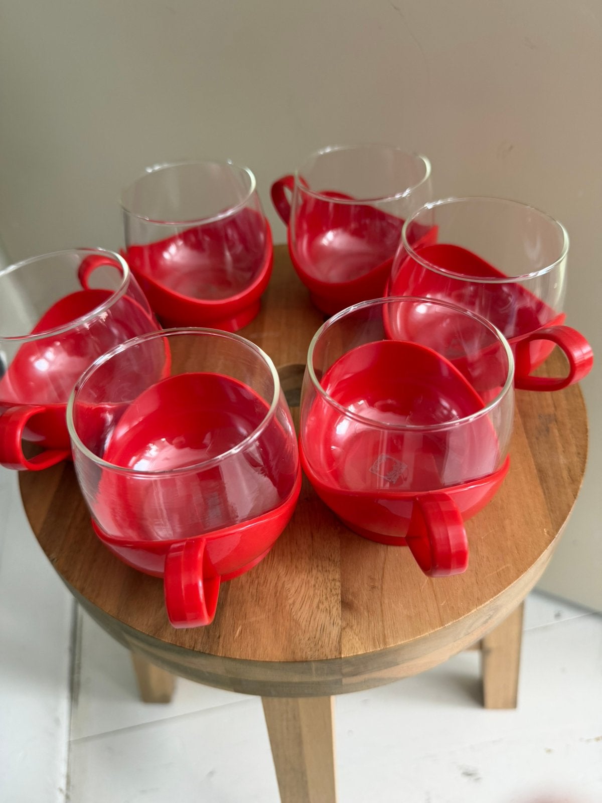 Set Melitta theeglazen in nette staat, Glas of Glazen, Ophalen of Verzenden, Overige stijlen, Glas