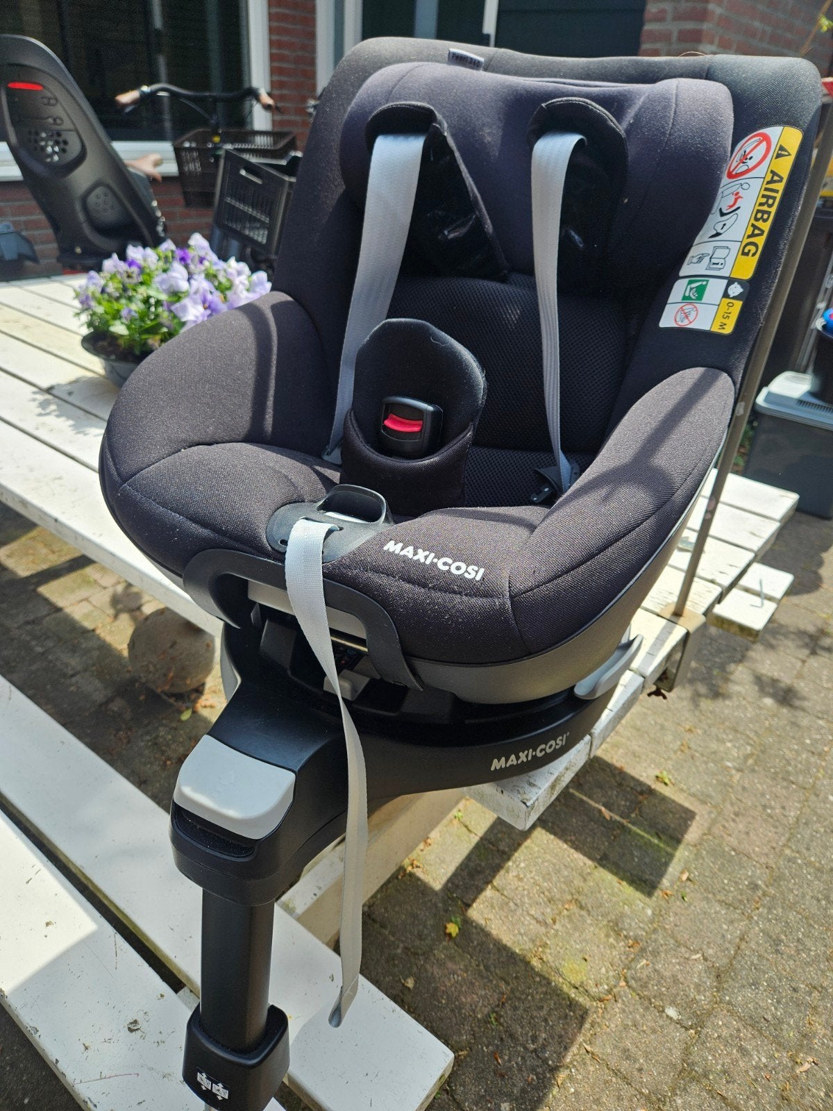Maxi-Cosi Pearl 360 autostoel (exclusief base), Ophalen, Verstelbare rugleuning, Zo goed als nieuw, Isofix
