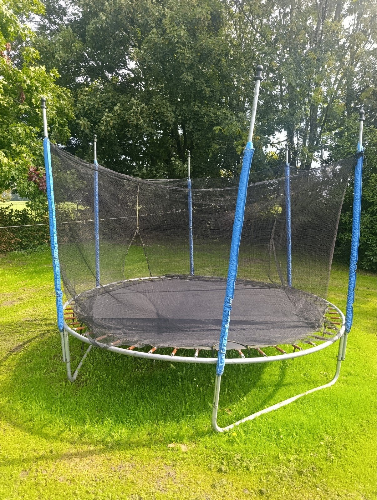 Gratis trampoline met veiligheidsnet, Ophalen, Gebruikt