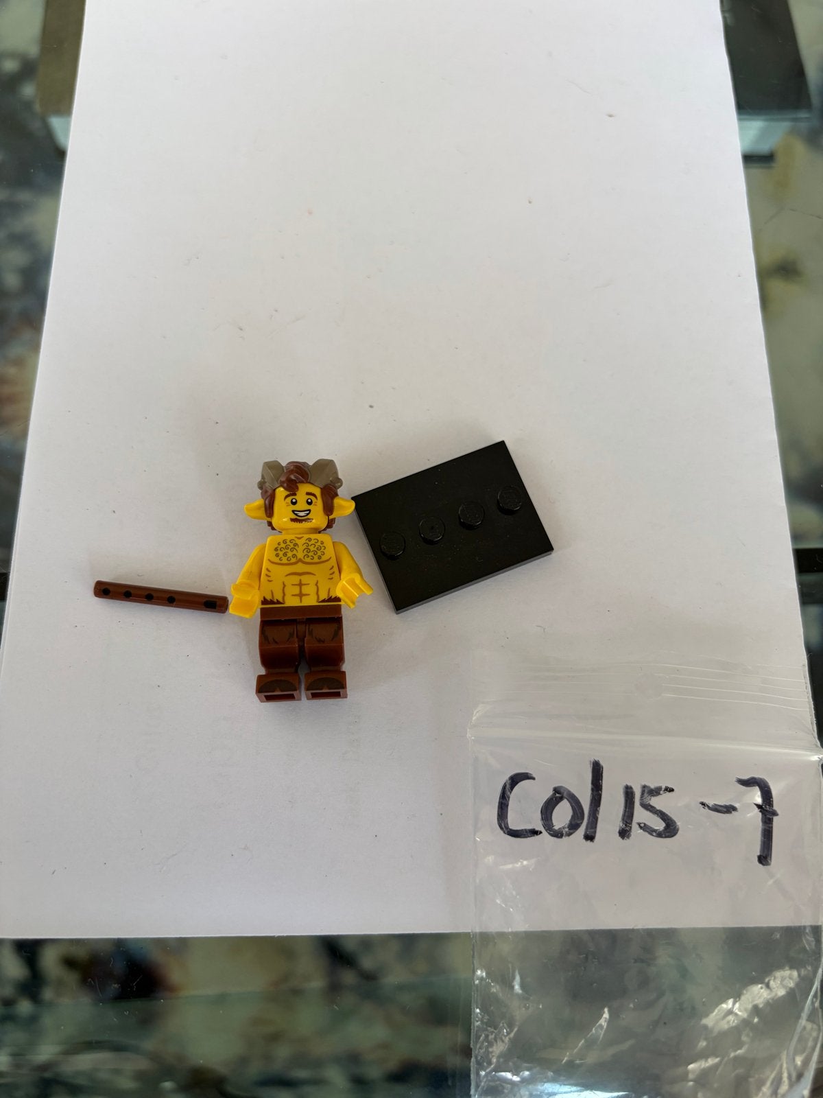 Lego Minifiguur Faun Satyr - Serie 15 (COL15-7), Lego, Ophalen of Verzenden, Zo goed als nieuw, Minifiguren serie