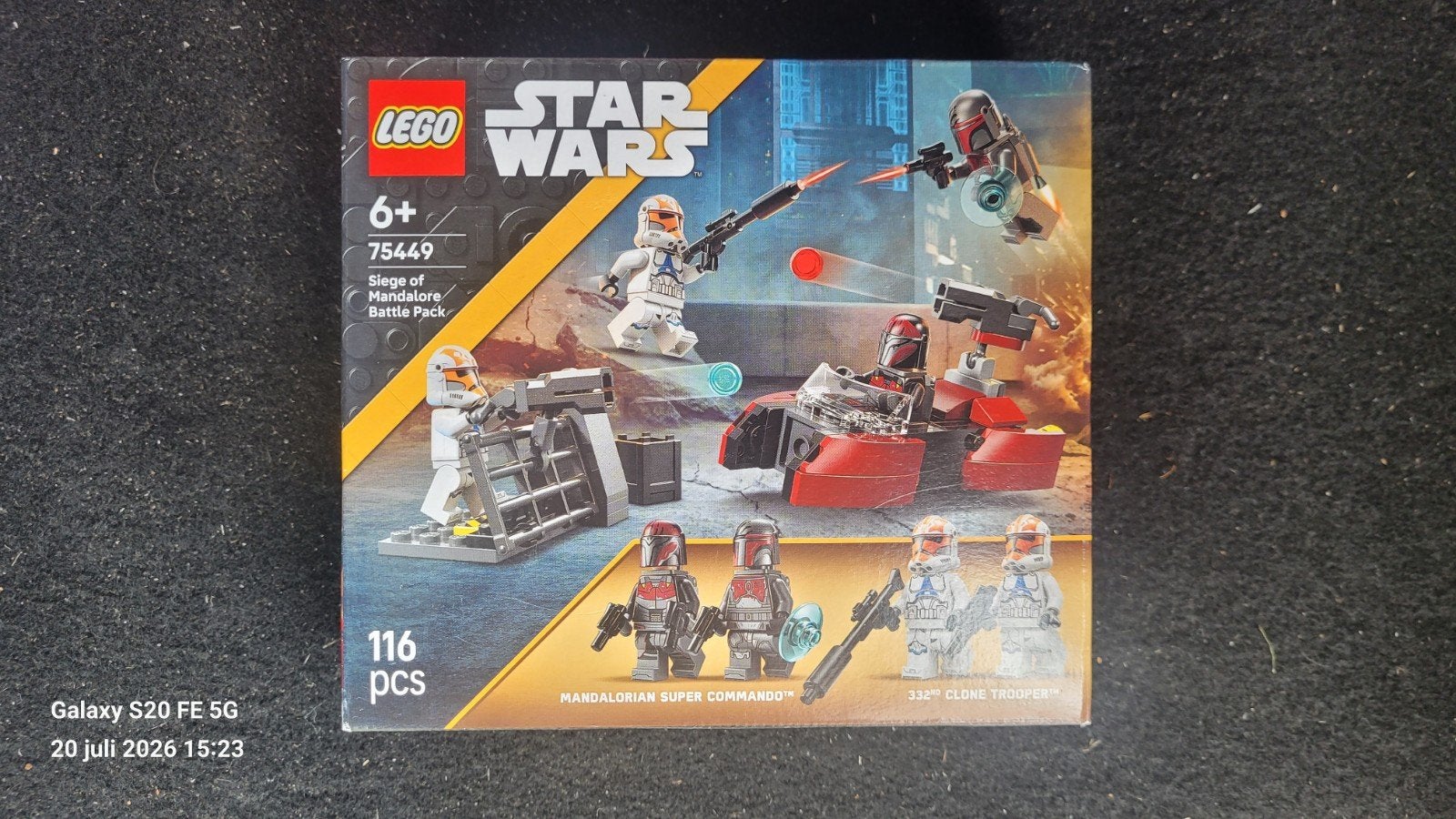 LEGO Star Wars 75449 Siege of Mandalore Battle Pack, Inclusief minifiguren, Star Wars, Lego, Nieuw