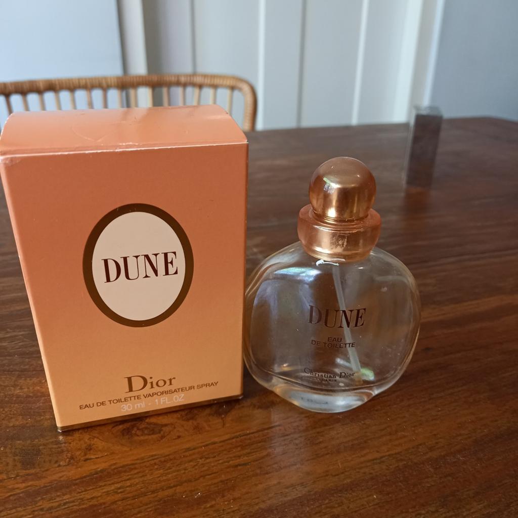 Dior Dune – Lege Flacon 30ml + Originele Doos (Batch 2016)?, Ophalen of Verzenden, Zo goed als nieuw, Parfumfles