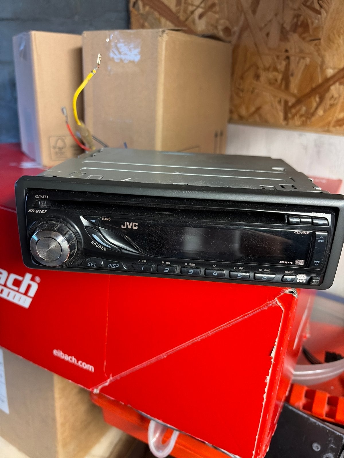 JVC KD-G162 Autoradio CD/MP3-speler, Ophalen of Verzenden, Gebruikt