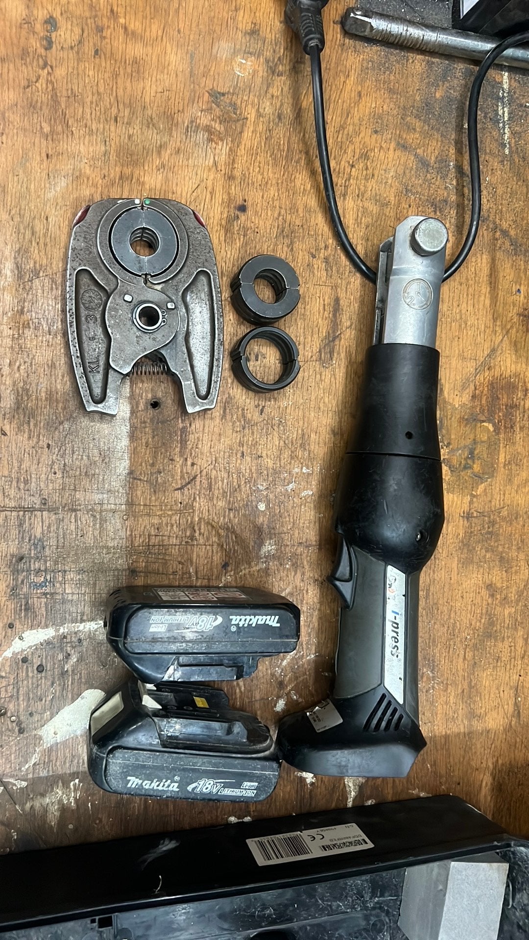 Perstang mini 2 inc uponor persbekken, Ophalen of Verzenden, Zo goed als nieuw