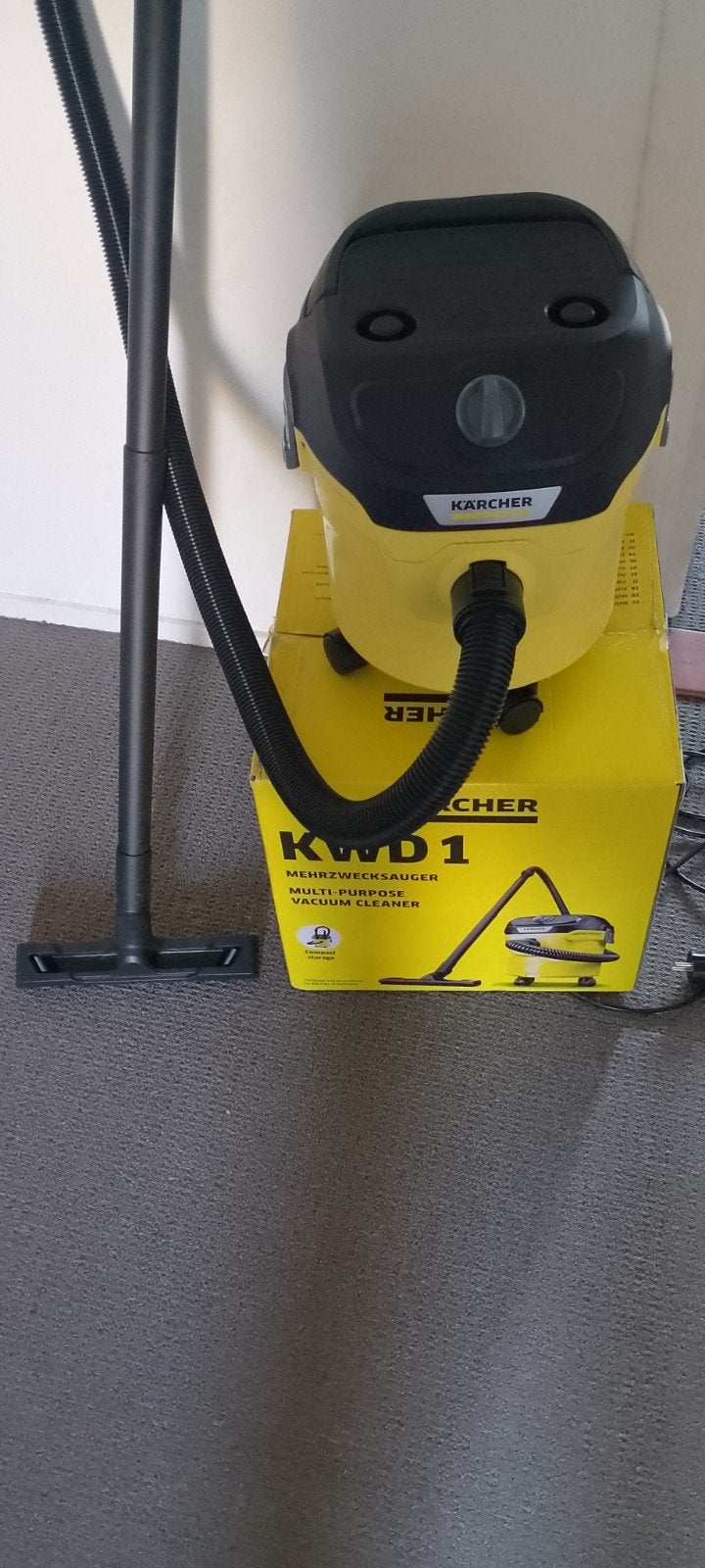 Nieuw Karcher WD1 stozuiger., Stofzak, Kärcher, Geschikt voor harde vloeren, Ophalen of Verzenden