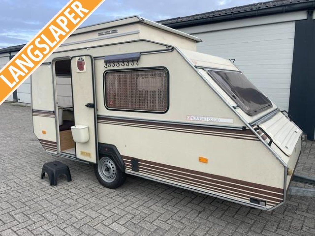 Kip KK 400 1984; hefdak; 2xtreinzit tent luifel, Caravans en Kamperen, Overige typen, Schokbreker, Kip, Bedrijf