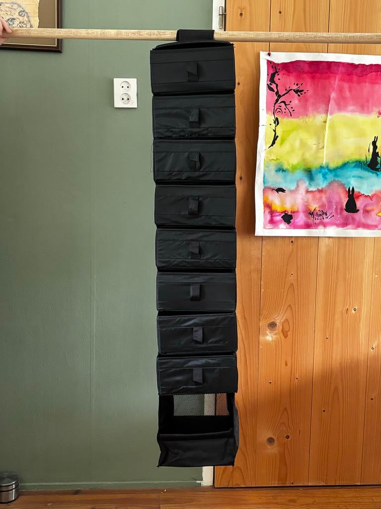 IKEA Stoffen Kast Organizer Hangend - 3 Stuks met Lades, Ophalen of Verzenden, Zo goed als nieuw, Met lade(s), 150 tot 200 cm