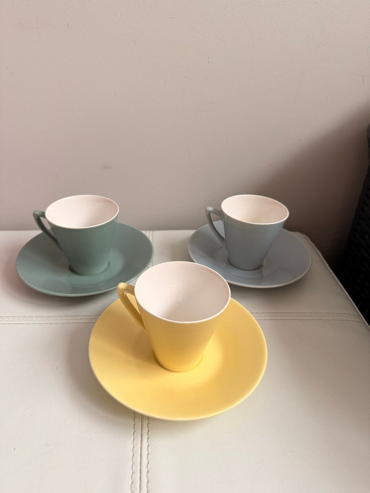 Mokka kop en schotel set - 3 stuks, Antiek en Kunst, Ophalen