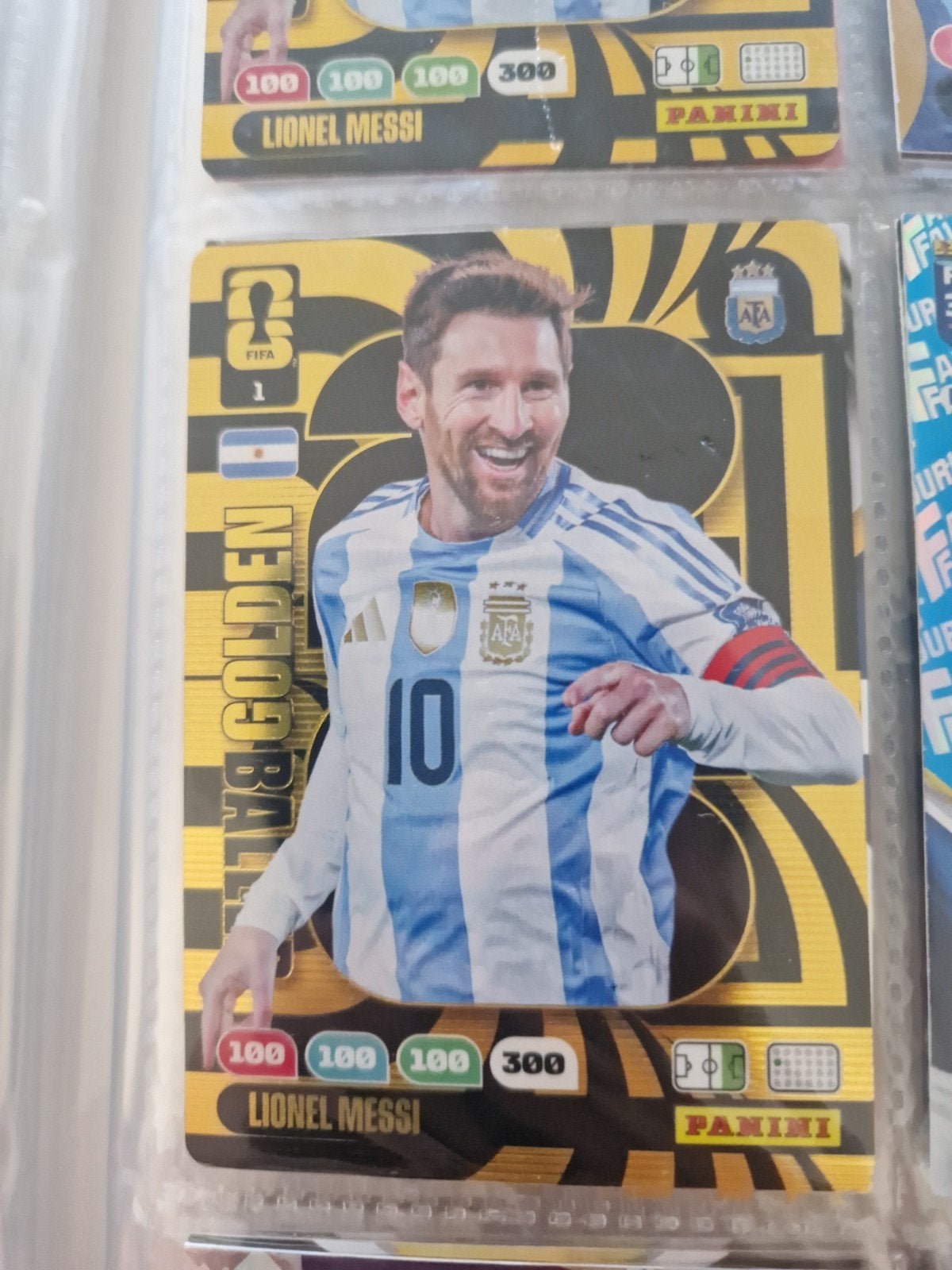 Goldon baller messi wc 2026 veruit worthfull, Hobby en Vrije tijd, Stickers en Plaatjes, Ophalen, Plaatje