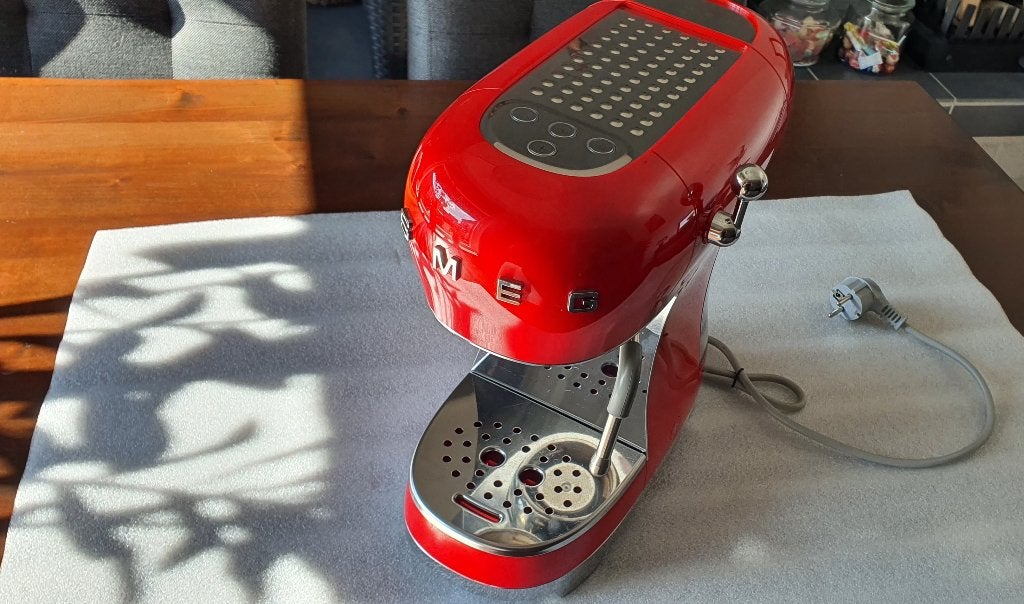 Smeg koffie machine incl. nieuwe bonenmaler, Witgoed en Apparatuur, Koffiezetapparaten, 10 kopjes of meer, Koffiemachine, Zo goed als nieuw