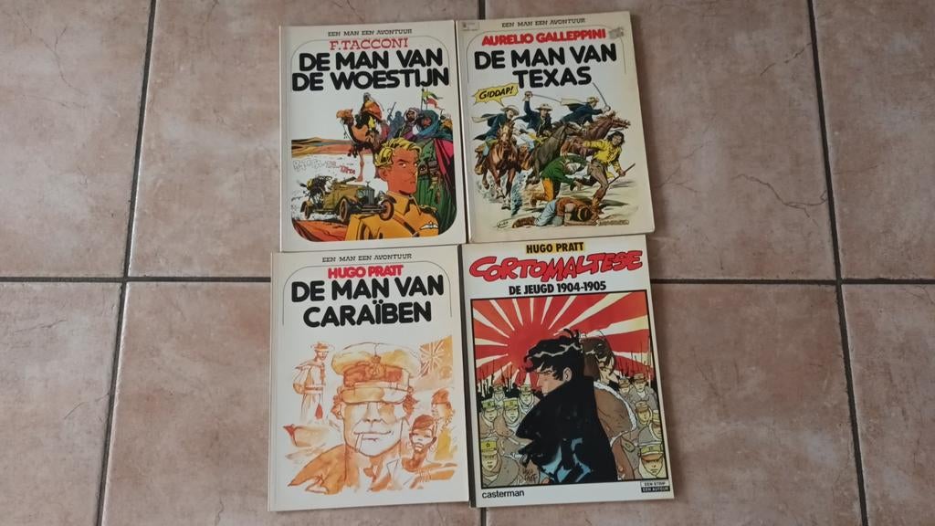 Hugo pratt, Boeken, Stripboeken, Meerdere stripboeken, Ophalen of Verzenden, Gelezen
