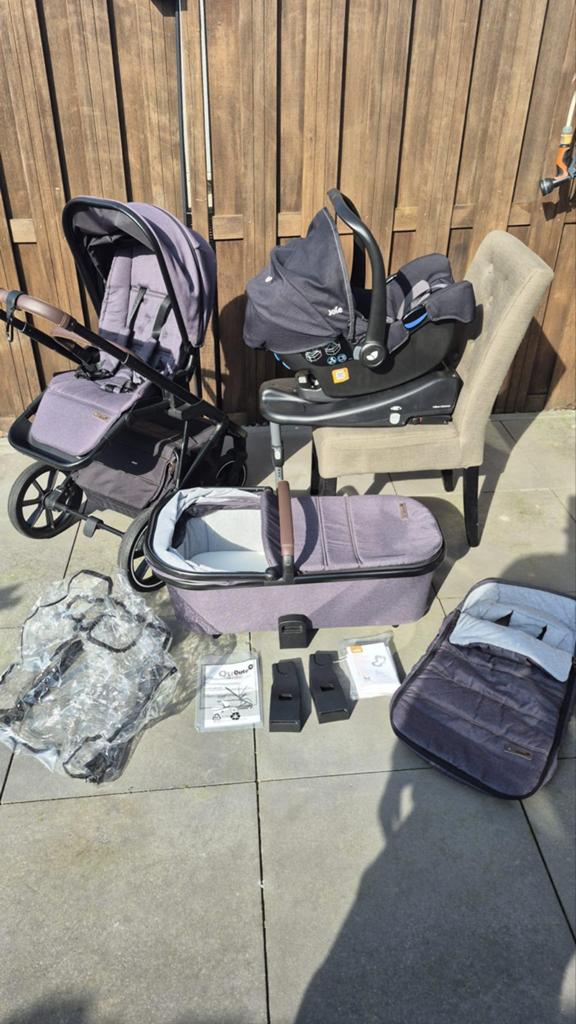 Qute Kinderwagen Buggy Autostoel Isofix complete set, Kinderen en Baby's, Kinderwagens en Combinaties, Gebruikt, Combiwagen, Overige merken