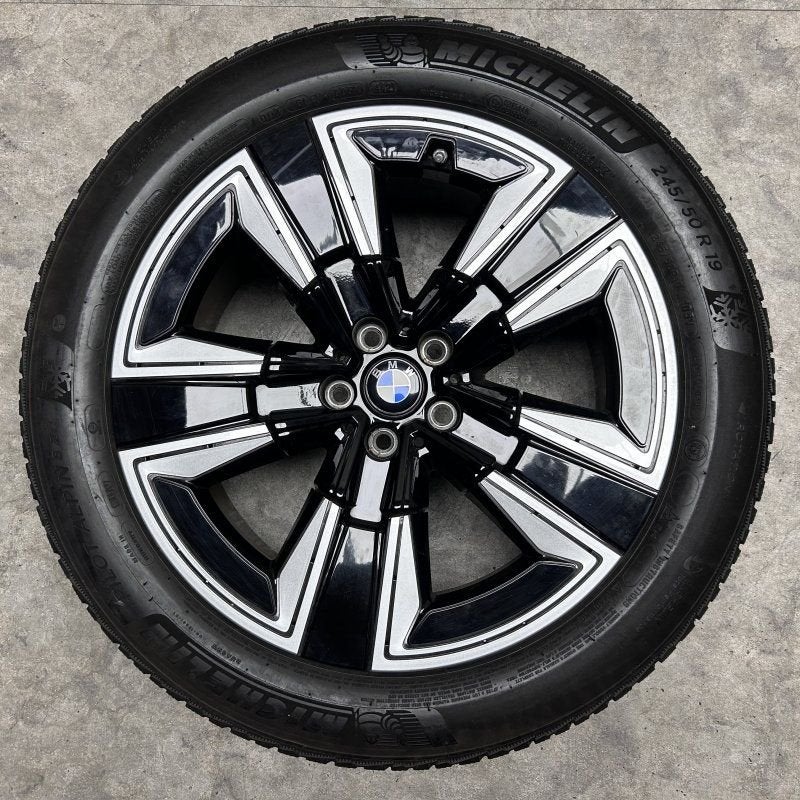 19 inch originele velgen + winterbanden BMW IX3 G08 842, Auto-onderdelen, 19 inch, -, -, Banden en Velgen