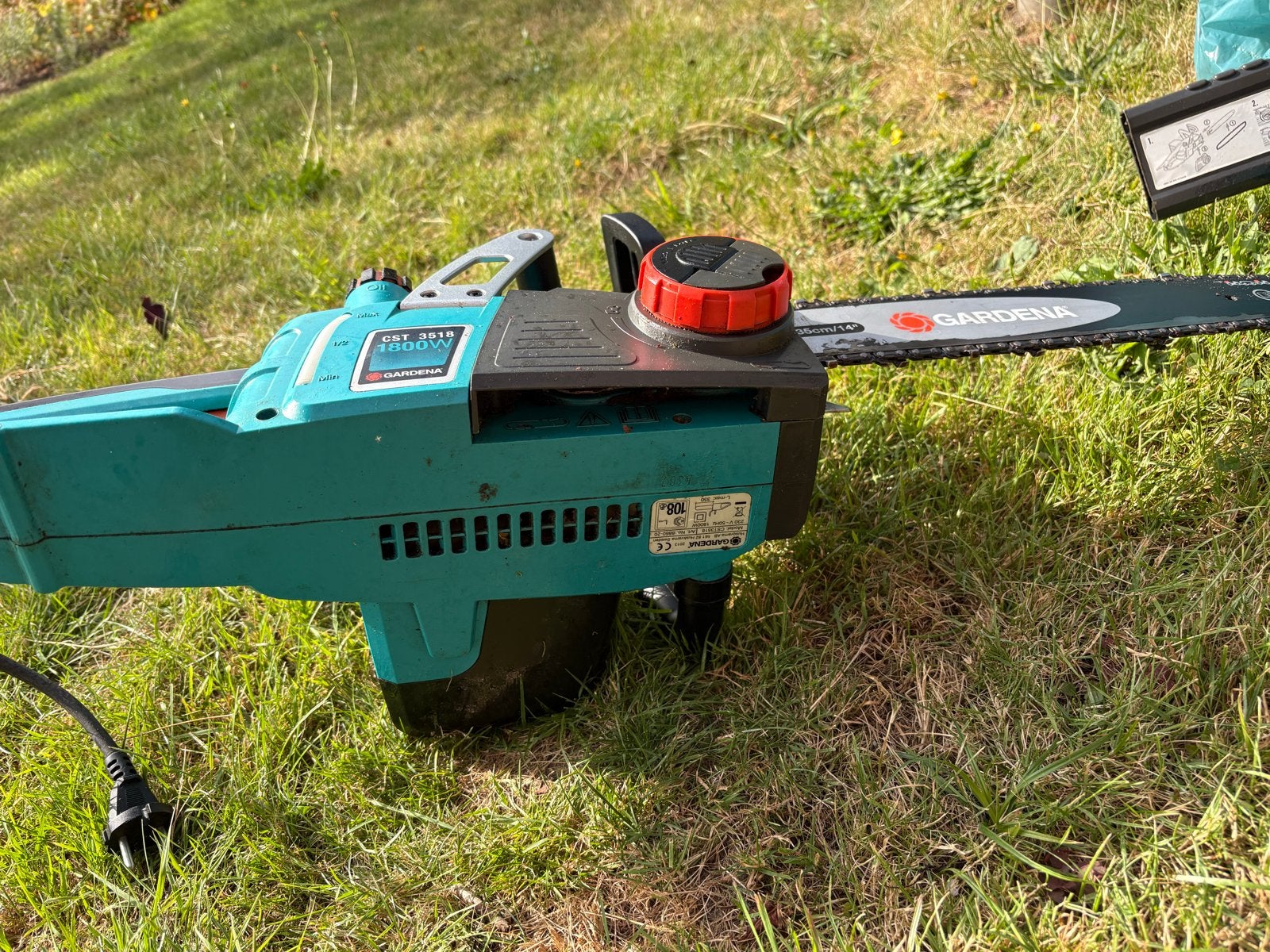 Gardena CST 3518 Elektrische Kettingzaag 1800W, Ophalen of Verzenden, Gebruikt, Boomzaag
