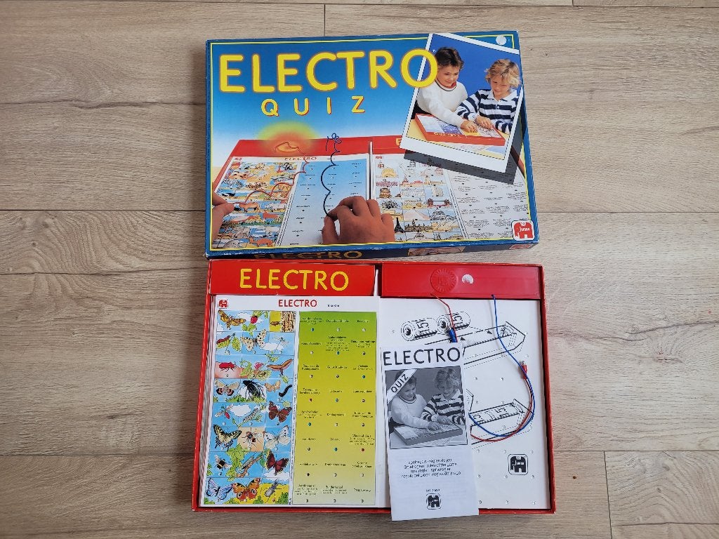 JUMBO vintage Electro Quiz 1988 ~ NH4400, Ophalen of Verzenden, Gebruikt, Puzzelen, Met licht