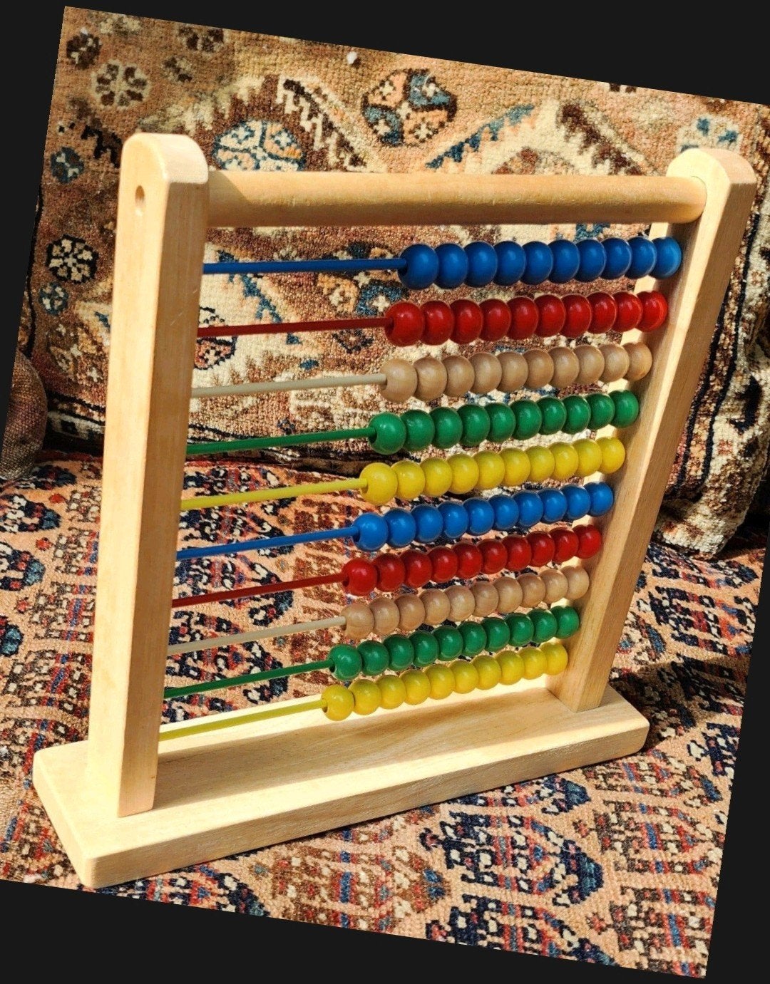 Melissa & Doug Abacus Wooden Educational Counting Toy, Ophalen of Verzenden, Zo goed als nieuw