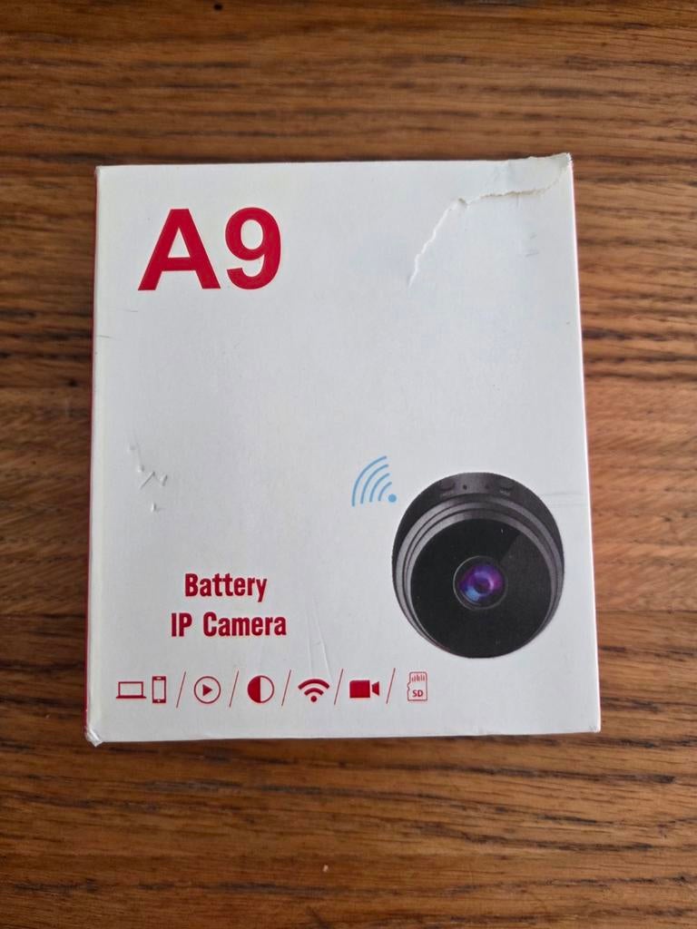 A9 Mini Camera - Draadloze Beveiligingscamera, Ophalen of Verzenden, Nieuw, Binnencamera