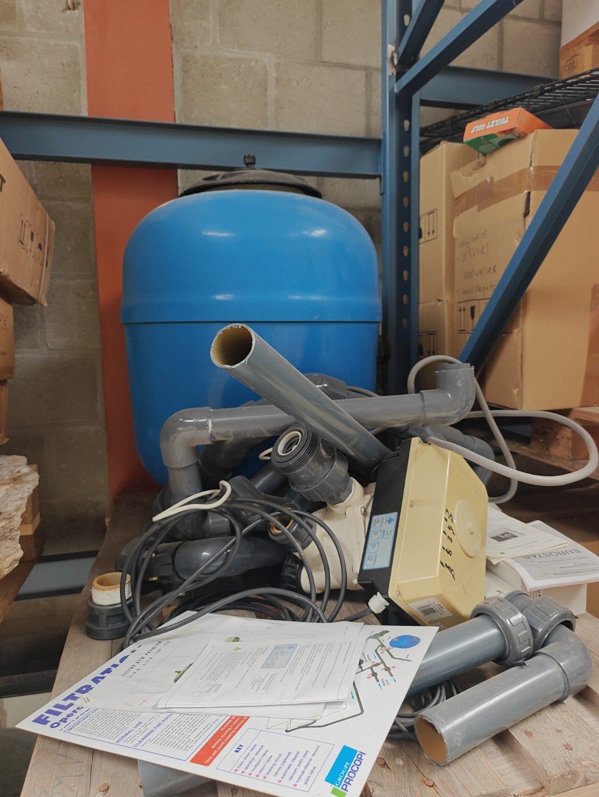Aquastar Easy 4000 & Aqua Easy Pool Control 07, Ophalen of Verzenden, Gebruikt, Zwembadpomp