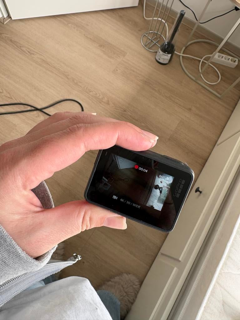 GoPro Hero 5 met accessoires en 2 batterijen, Ophalen, Gebruikt, GoPro