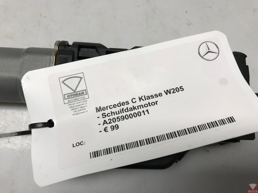 mercedes c klasse w205 schuifdakmotor a2059000011, Gebruikt, Mercedes-Benz AG, Mercedes-Benz, Ophalen of Verzenden