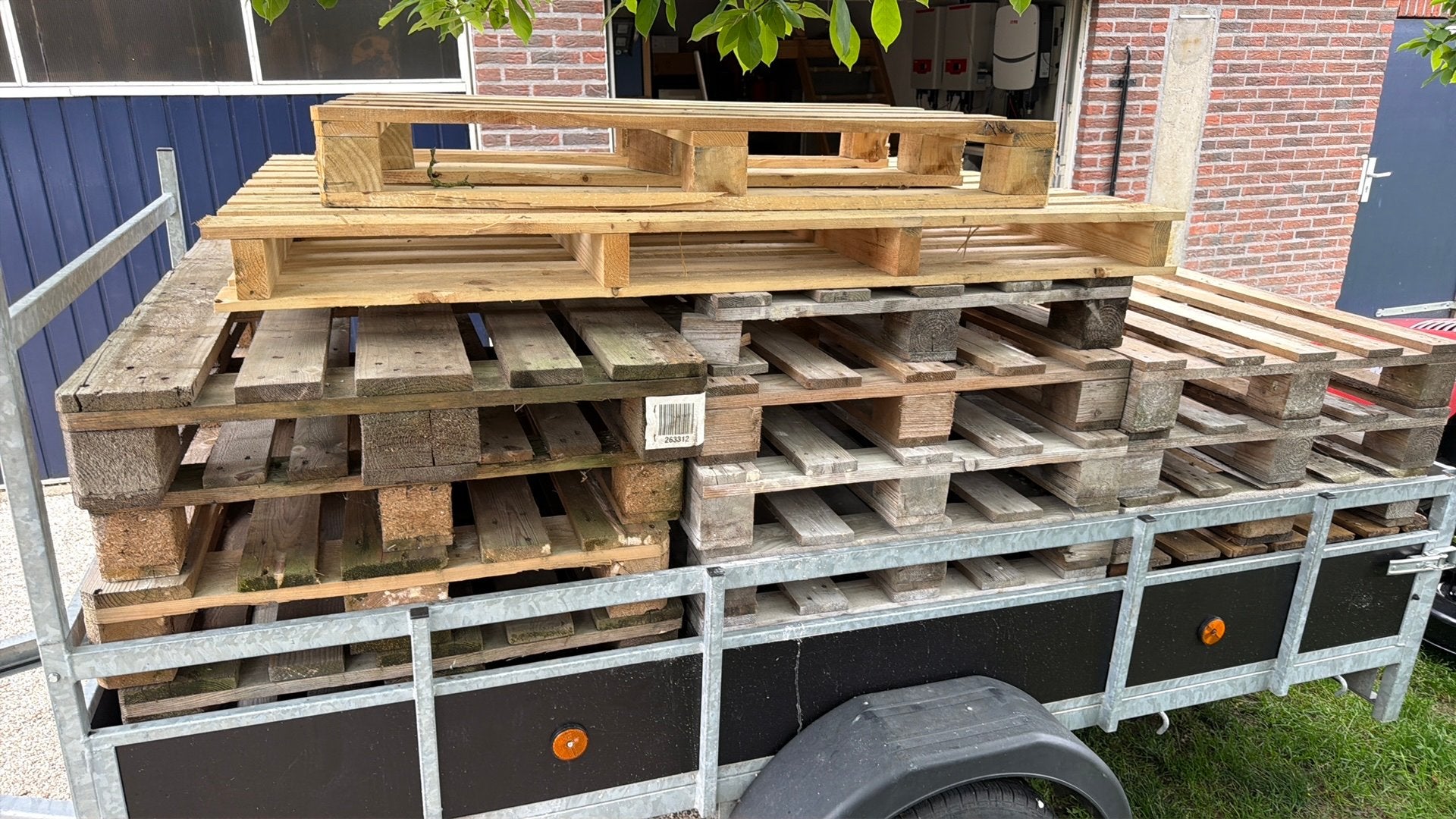 Pallets in goede staat, gratis af te halen, wel alles, Ophalen, Gebruikt