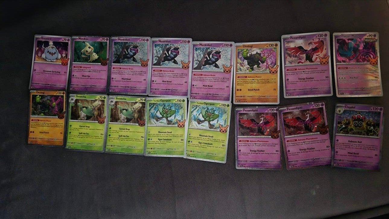 Pokémon Halloween Trick or Trade kaarten, Ophalen of Verzenden, Zo goed als nieuw, Meerdere kaarten, Foil