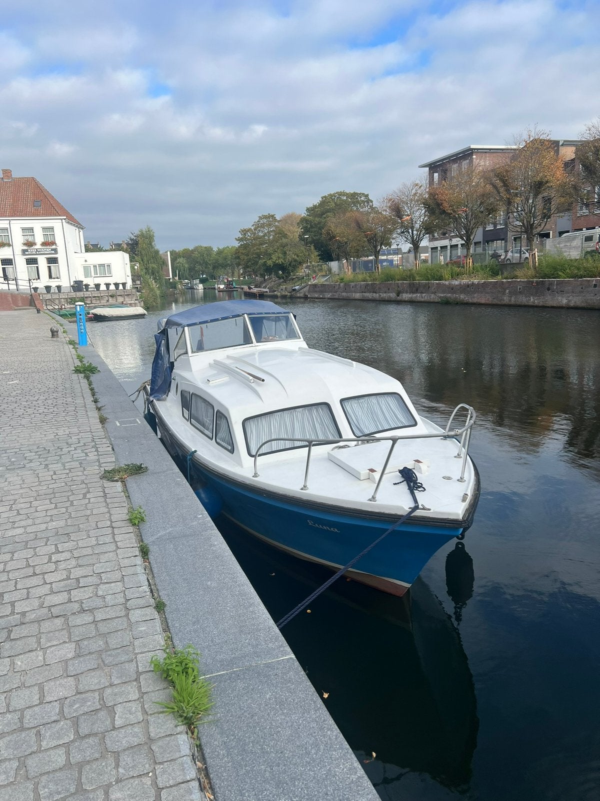 Polyesther Motor boot Sport craft, Watersport en Boten, Ophalen, Diesel, Zo goed als nieuw, Navigatie
