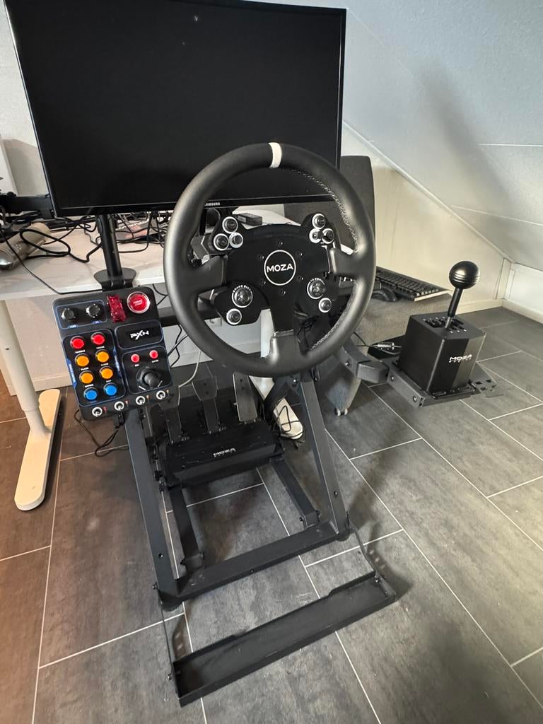 Moza r9 v3, Ophalen, Zo goed als nieuw, Controller