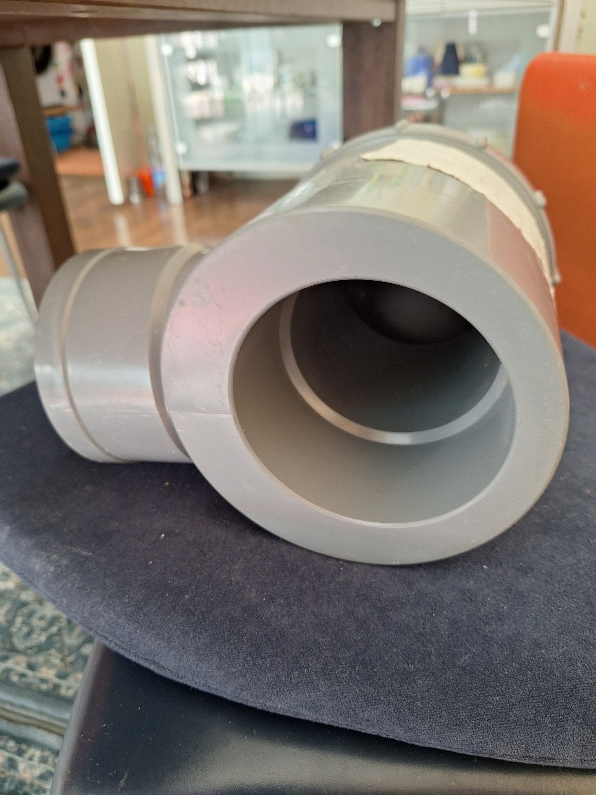 PVC afvoerbuis met bocht en inspectieopening, Doe-het-zelf en Verbouw, Afvoer, Gebruikt, Pvc, Ophalen of Verzenden