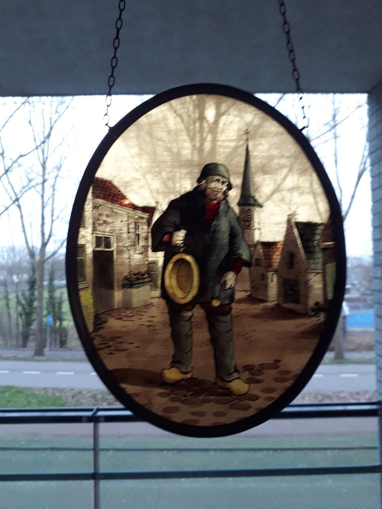 2 Gebrandschilderde Raamhangers, Ophalen of Verzenden, Nieuw, Overige typen, Minder dan 80 cm