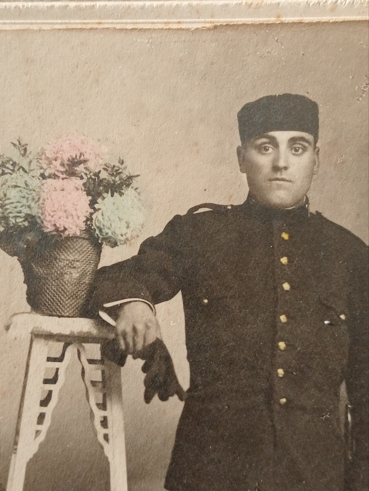 Kabinetfoto San Sebastian Spanje circa 1900, Ophalen of Verzenden, Voor 1940, Gebruikt, Kind