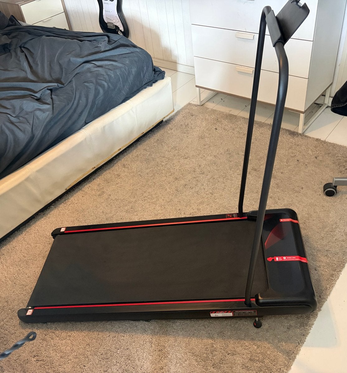 Compacte Loopband voor Thuisgebruik, Ophalen, Zo goed als nieuw, Metaal, Loopband