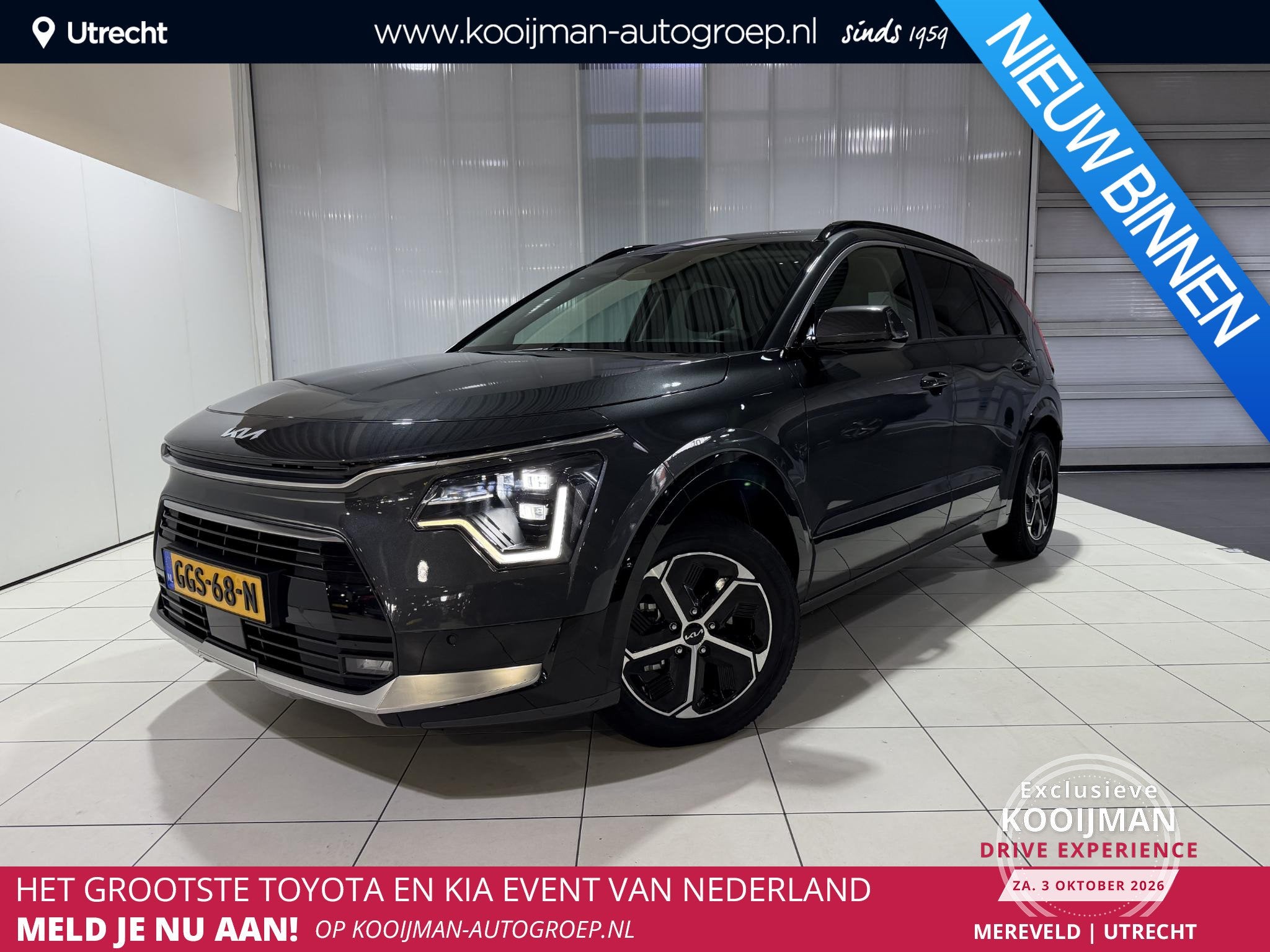Kia Niro 1.6 GDi Hybrid DynamicPlusLine Stoel en Stuur verwa