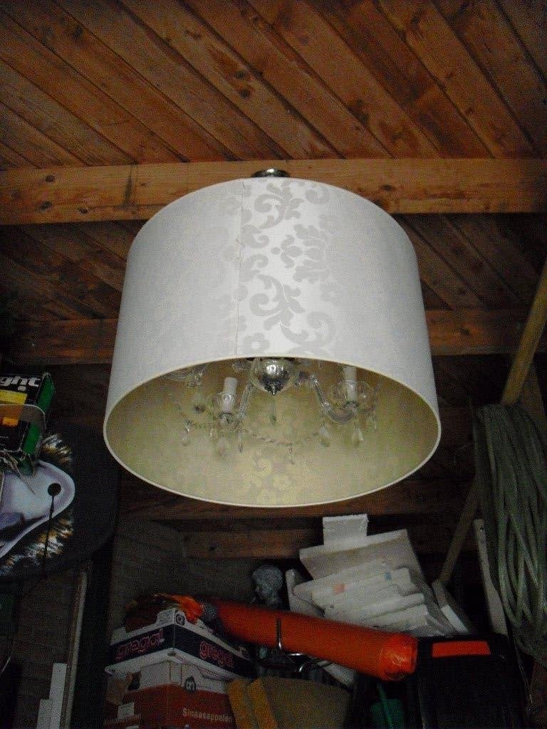 TE KOOP MOOIE KROONLUCHTER KAMER HANGLAMP, Ophalen, Gebruikt