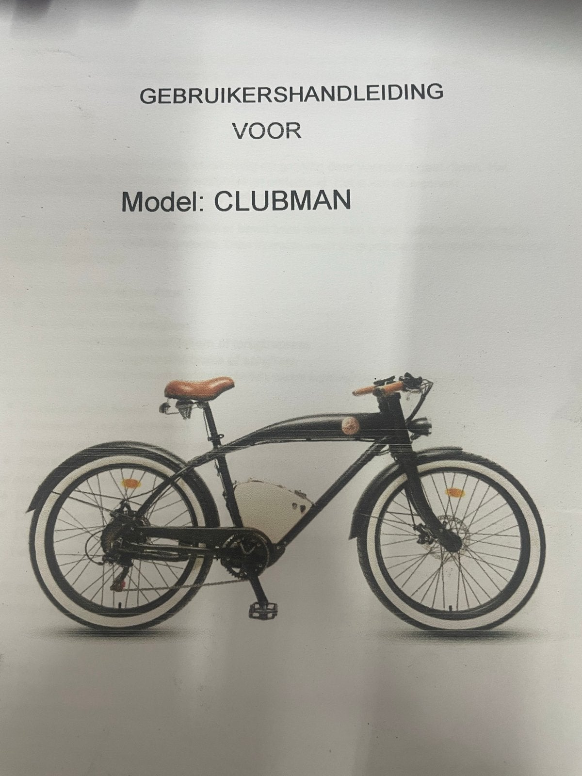 Clubman E-bike - Stijlvolle elektrische fiets, Fietsen en Brommers, Fietsen | Heren | Herenfietsen, Versnellingen, Nieuw, Schijfrem