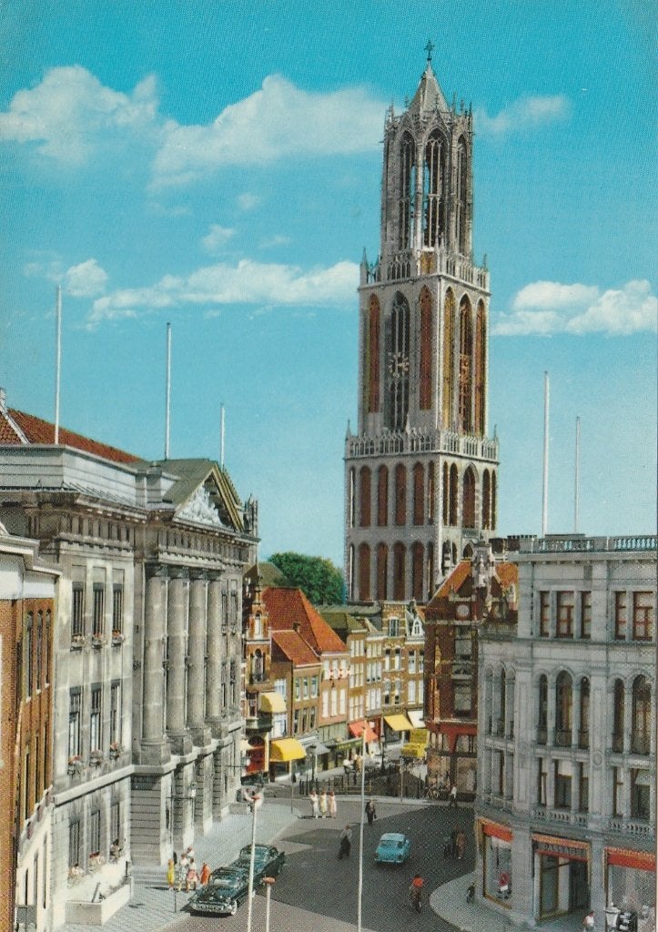 UTRECHT Stadhuis en Dom, Verzenden, 1980 tot heden, Ongelopen, Utrecht