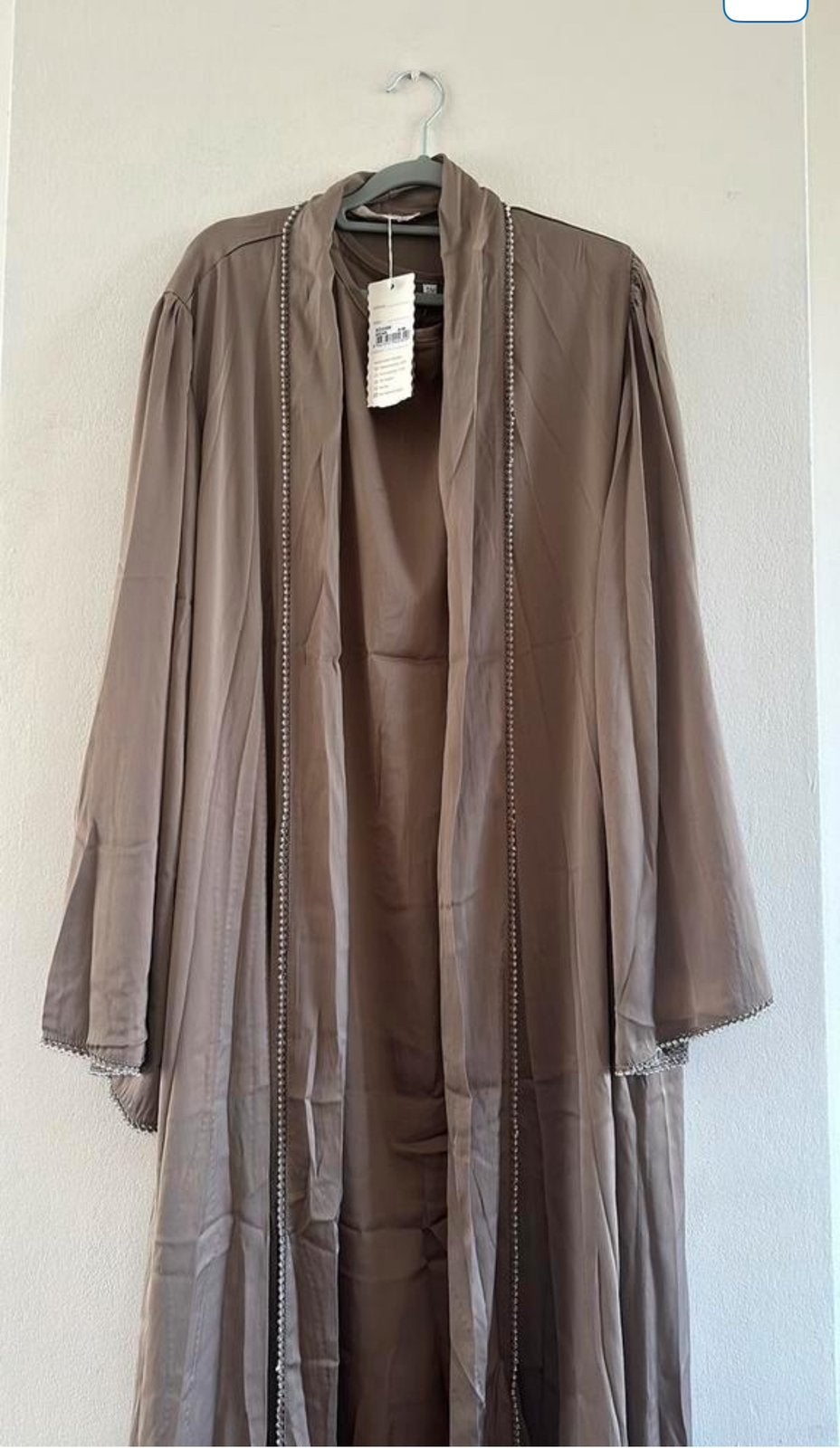 Dubai abaya maat S/M tekoop aangeboden nieuw!, Kleding | Dames, Jurken, Ophalen of Verzenden, Zo goed als nieuw, Zwart, Onder de knie