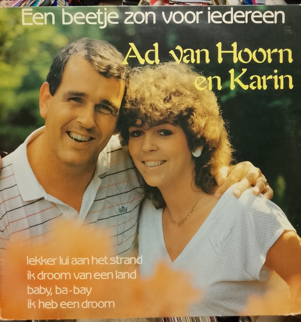 Ad En Karen-  Een Beetje Zon Voor Iedereen, Cd's en Dvd's, Vinyl | Nederlandstalig, Verzenden, Gebruikt, 12 inch, Levenslied of Smartlap
