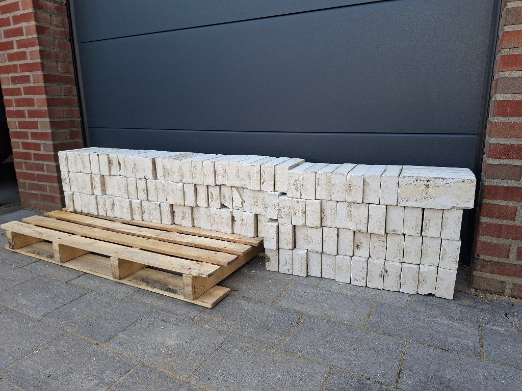 Kalkzandsteen blokken, Doe-het-zelf en Verbouw, Metselstenen, Ophalen, Gebruikt, Kalkzandstenen