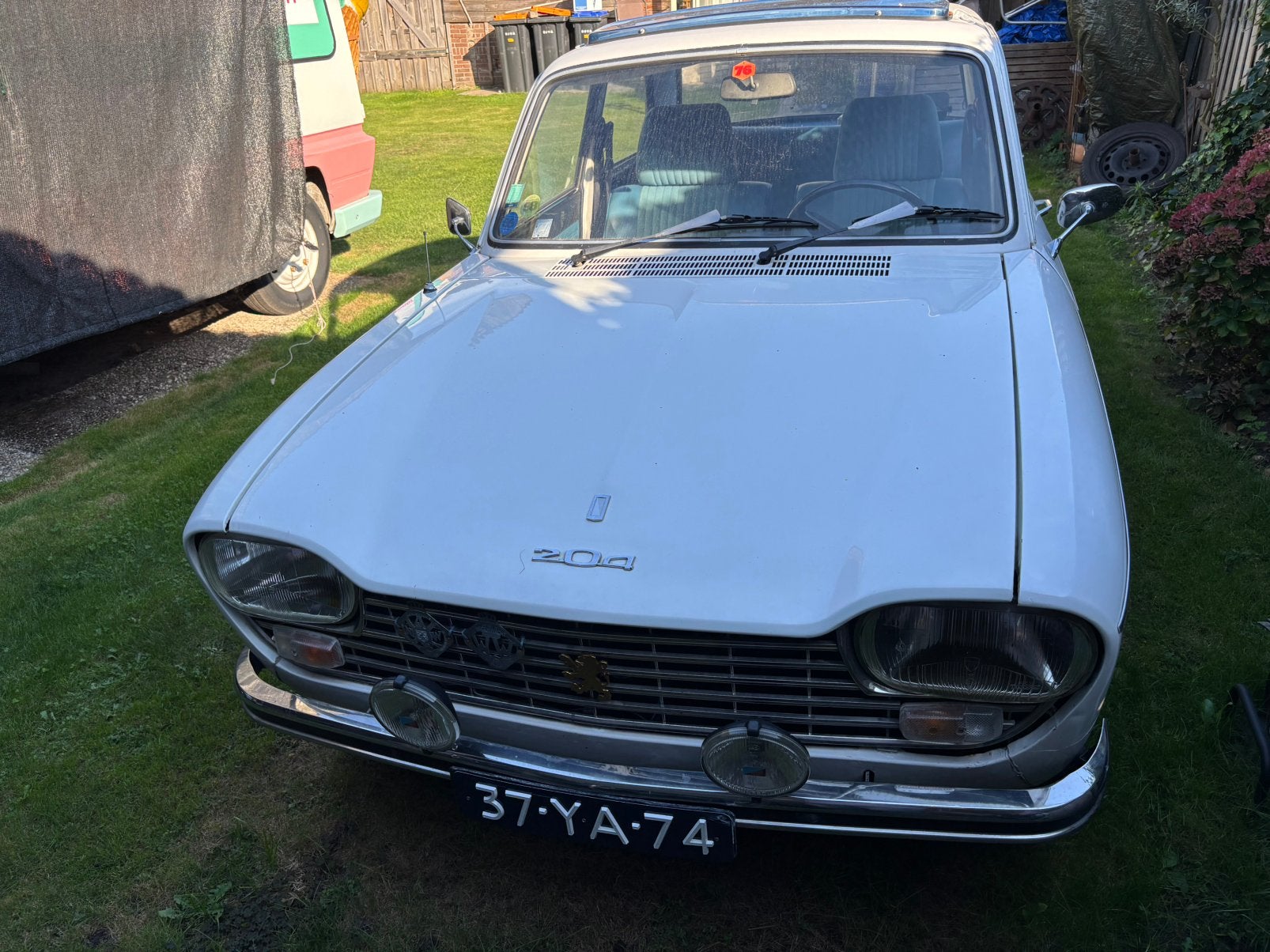Peugeot 204 1.1 1973 Wit, Auto's, 440 kg, 54 pk, 4 cilinders, Wit
