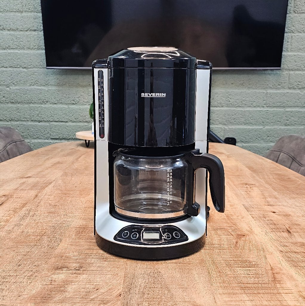 Severin Koffieapparaat KA4150 – Met timer – Goed onderhouden, Koffiemachine, Gemalen koffie, Ophalen of Verzenden, Zo goed als nieuw