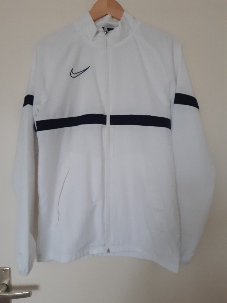Nike Dri-Fit trainingsjack maat S izgs, Ophalen, Zo goed als nieuw, Wit, Algemeen