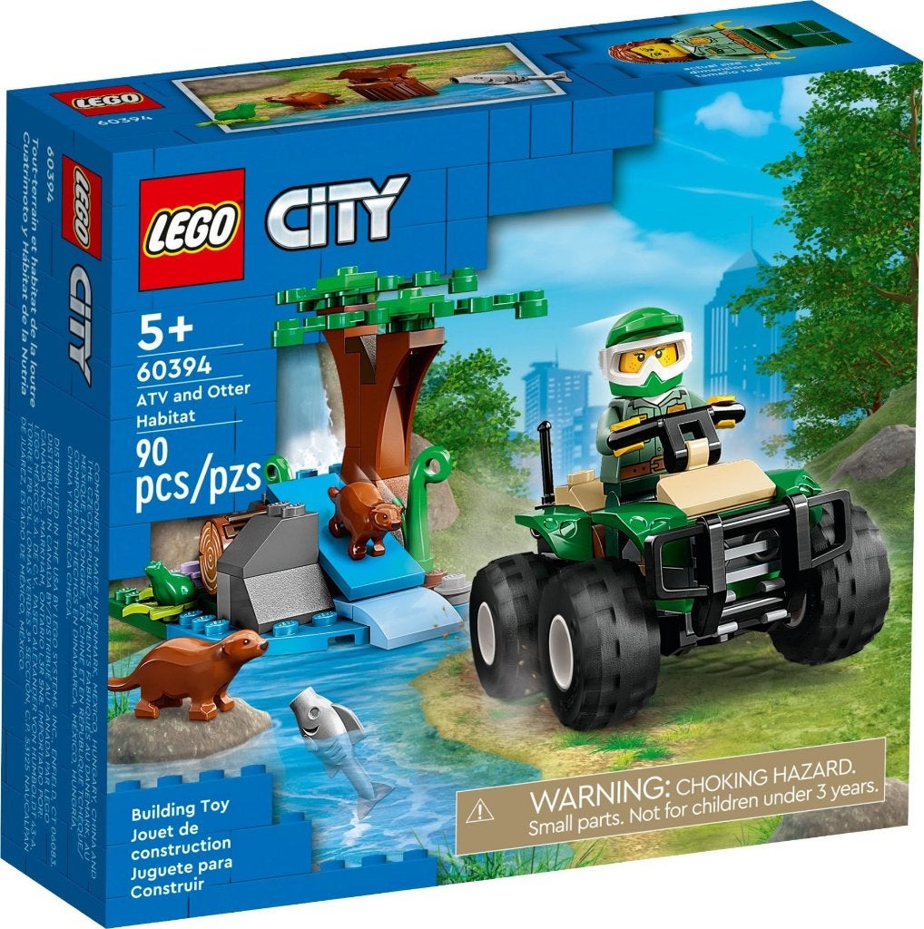 LEGO 60394 CITY - Terreinwagen en otterhabitat (sealed), City, Nieuw, Ophalen of Verzenden, Complete set
